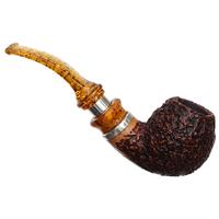 Ser Jacopo Pulchra Rusticated Bent Apple with Silver (R1) (C)