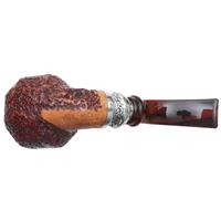 Ser Jacopo Pulchra Rusticated Paneled Bent Apple with Silver (R1) (C) (9mm)