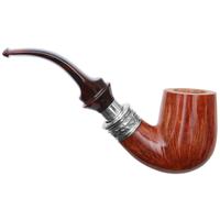 Ser Jacopo La Fuma Smooth Bent Dublin with Silver (C) (9mm)