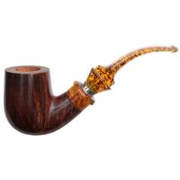 Ser Jacopo Smooth Bent Billiard with Silver (L1) (C) (9mm)