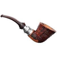 Ser Jacopo Pulchra Sandblasted Bent Dublin with Silver (S2) (C)