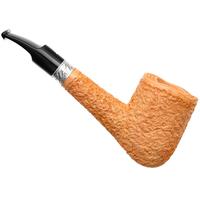 Ser Jacopo Domina 2024 Spongia Rusticated Bent Billiard with Silver (R2) (D) (8) (9mm)