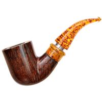 Ser Jacopo Delecta Smooth Bent Billiard with Silver (L1) (C)