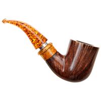 Ser Jacopo Delecta Smooth Bent Billiard with Silver (L1) (C)