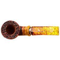 Ser Jacopo Delecta Rusticated Bent Billiard with Silver (R1) (C)