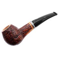 Ser Jacopo Picta Picasso Sandblasted Bent Apple with Silver (S2) (C) (24) (9mm)