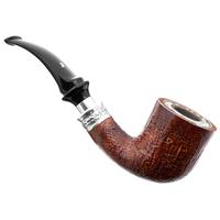 Ser Jacopo Delecta Sandblasted Bent Pot with Silver (Leonardo) (S2) (E) (9mm)