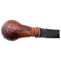 Ser Jacopo Delecta Sandblasted Bent Apple with Silver (S2) (B) (9mm)