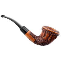 Ser Jacopo Rowlette Carved Bent Dublin (9mm)