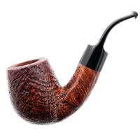 Ser Jacopo Jucunda Sandblasted Bent Billiard (S2) (A) (9mm)