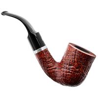 Ser Jacopo Sandblasted Bent Pot with Silver (S2) (A) (9mm)
