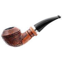 Ser Jacopo Delecta Sandblasted Rhodesian with Silver (S2) (B) (9mm)