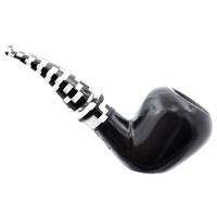 Ser Jacopo Albus et Niger Delecta Smooth Acorn Sitter with Silver (L) (D) (9mm)