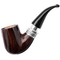 Ser Jacopo Delecta Smooth Bent Billiard with Silver (L1) (C) (9mm)