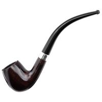 Irish Seconds Smooth Bent Billiard with Silver Band Fishtail (3)