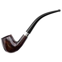 Irish Seconds Smooth Bent Billiard with Silver Band Fishtail (3)
