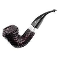 Irish Seconds Rusticated Bent Bulldog with Silver Band P-Lip (2) (9mm)