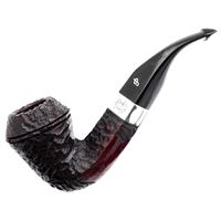 Irish Seconds Rusticated Bent Bulldog with Silver Band P-Lip (2) (9mm)