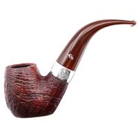 Irish Seconds Sandblasted Oom Paul with Silver Band Fishtail (2) (9mm)