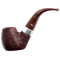 Irish Seconds Sandblasted Oom Paul with Silver Band Fishtail (2) (9mm)