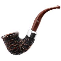 Irish Seconds Rusticated Calabash Army Mount Fishtail (3)