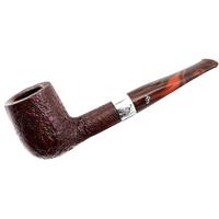 Irish Seconds Sandblasted Billiard with Silver Band Fishail (2)