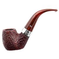 Irish Seconds Sandblasted Oom Paul with Silver Band Fishtail (2) (9mm)