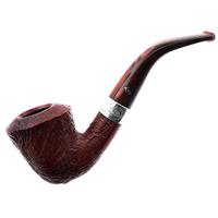 Irish Seconds Sandblasted Calabash with Silver Band Fishtail (2)