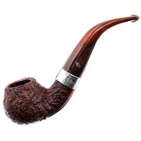 Irish Seconds Sandblasted Bent Apple with Silver Band Fishtail (2)