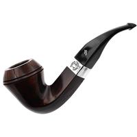 Irish Seconds Smooth Bent Bulldog with Silver Band P-Lip (2) (9mm)