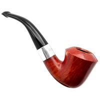 Irish Seconds Smooth Calabash with Silver Band P-Lip (1)