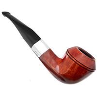 Irish Seconds Smooth Bent Bulldog with Silver Band P-Lip (1)