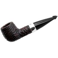 Irish Seconds Rusticated Billiard with Silver Band P-Lip (2)