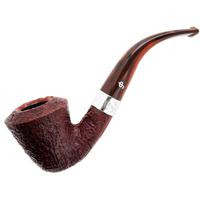Irish Seconds Sandblasted Calabash with Silver Band Fishtail (2)