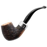 Irish Seconds Sandblasted Bent Billiard with Army Mount Fishtail (3)