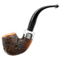 Irish Seconds Sandblasted Bent Billiard with Army Mount Fishtail (3)
