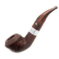 Irish Seconds Sandblasted Bent Bulldog with Silver Band Fishtail (2)