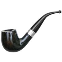 Irish Seconds Smooth Bent Billiard with Silver Band Fishtail (2)