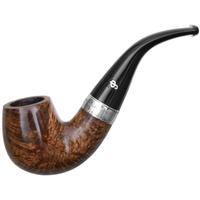 Irish Seconds Smooth Stubby Bent Billiard with Silver Band Fishtail (2)