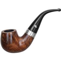 Irish Seconds Smooth Stubby Bent Billiard with Silver Band Fishtail (2)