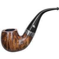 Irish Seconds Smooth Stubby Bent Billiard with Silver Band Fishtail (2)