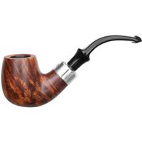 Irish Seconds Smooth Bent Billiard with Silver Band P-Lip (2)