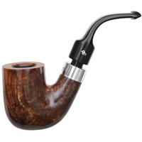 Irish Seconds Smooth Bent Billiard with Silver Band P-Lip (1)