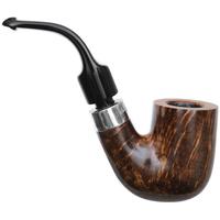 Irish Seconds Smooth Bent Billiard with Silver Band P-Lip (1)