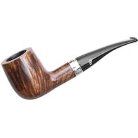 Irish Seconds Smooth Bent Billiard with Silver Band Fishtail (2)
