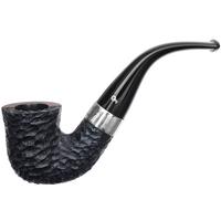 Irish Seconds Partially Rusticated Bent Dublin with Nickel Band Fishtail (3)