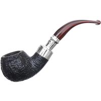 Irish Seconds Sandblasted Bent Apple with Silver Army Mount Fishtail (1)