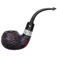 Irish Seconds Rusticated Bent Apple with Silver Band P-Lip (2)