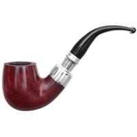 Irish Seconds Smooth Bent Billiard with Silver Army Mount Fishtail (1)