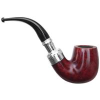Irish Seconds Smooth Bent Billiard with Silver Army Mount Fishtail (1)